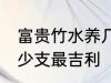 富贵竹水养几支最旺运 富贵竹水养多少支最吉利