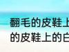 翻毛的皮鞋上的白渍怎么擦干净 翻毛的皮鞋上的白渍如何擦干净